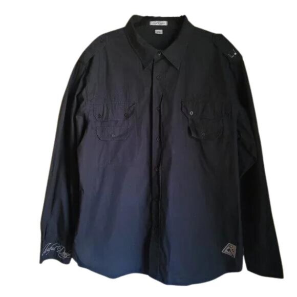 Artful Dodger Button Down Shirt Size 3XL Y2K - Picture 4 of 11